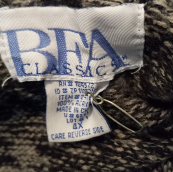 BEA Classic Cardigan / Sweater 4X - Picture 6 of 7